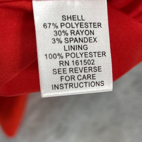 The J. Peterman Nora Shift Dress Womens XS Burnt Orange Stretch Twill Back Zip - Picture 11 of 15